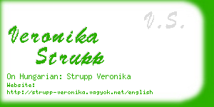 veronika strupp business card